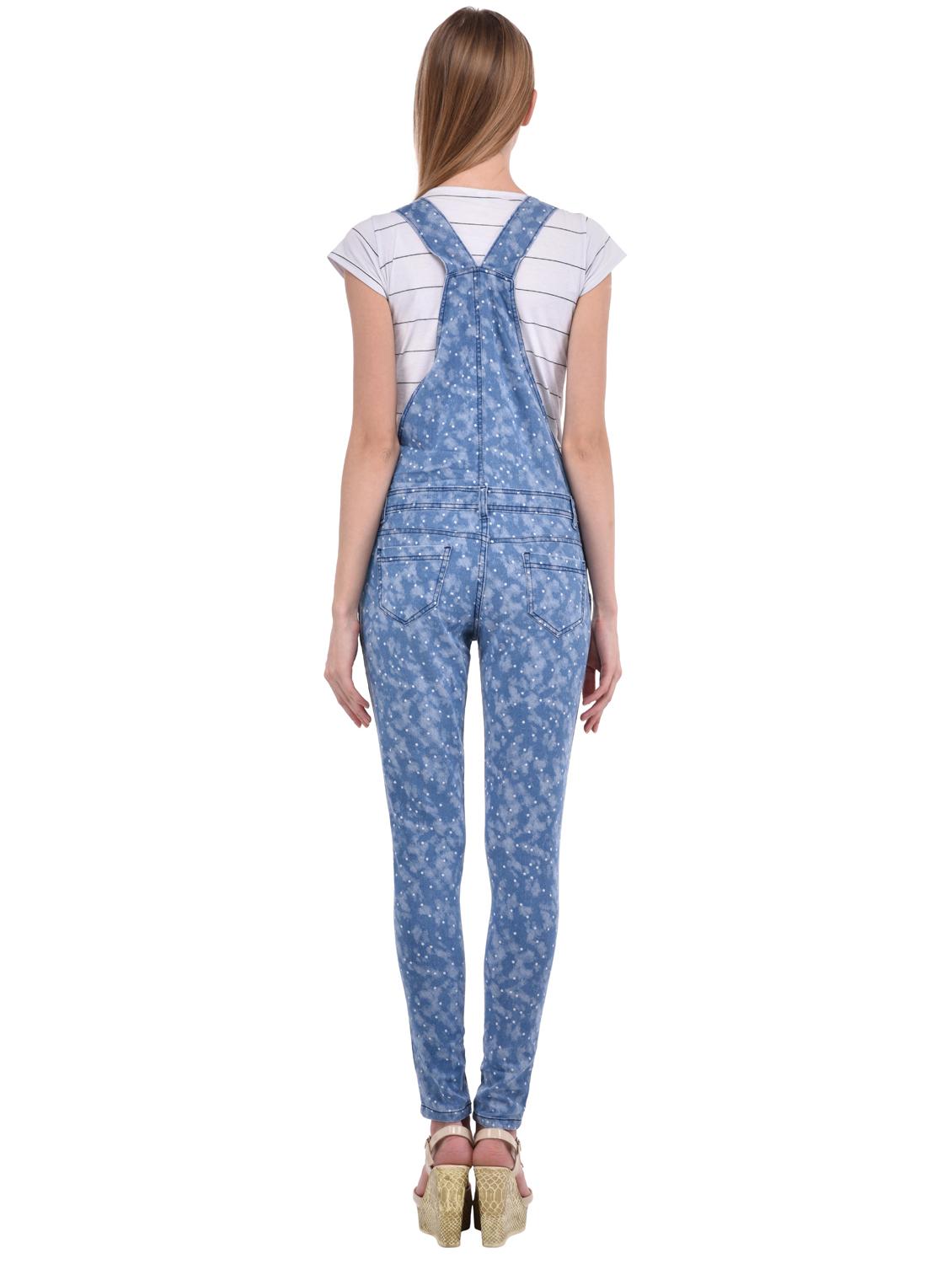 blue denim dungaree jumpsuit - 18039295 - Zoom Image - 3
