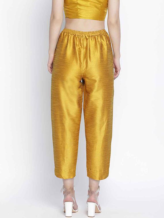 mid rise pleated trouser - 18039703 - Zoom Image - 3