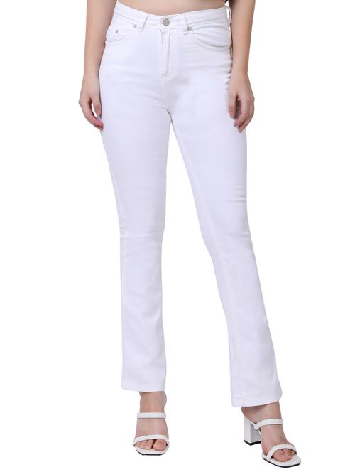 high rise solid jean - 18041258 - Standard Image - 1