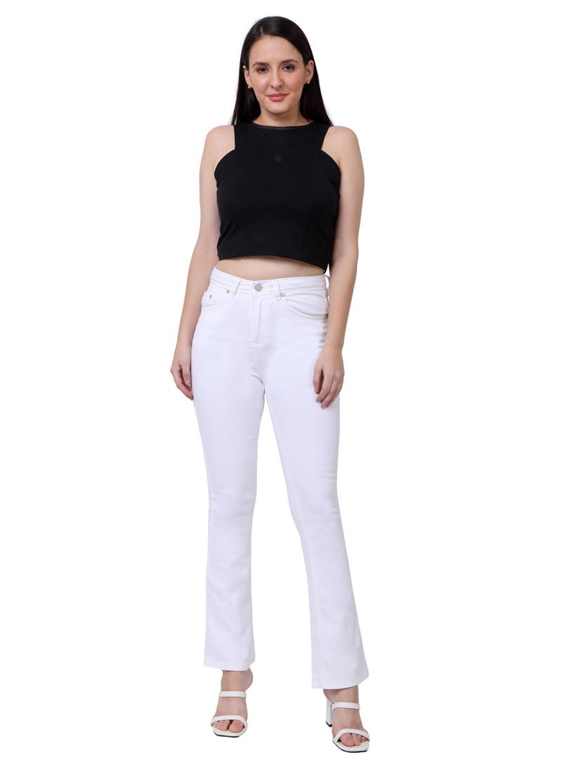 high rise solid jean - 18041258 - Zoom Image - 4