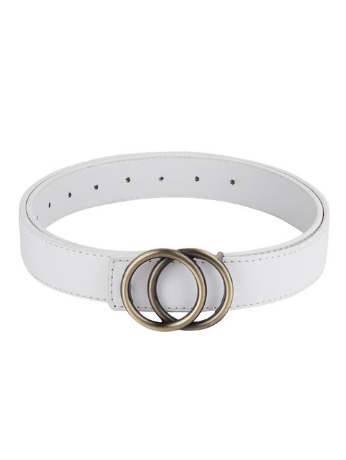 white leatherette (pu belt - 18042051 - Very Small Image - 1