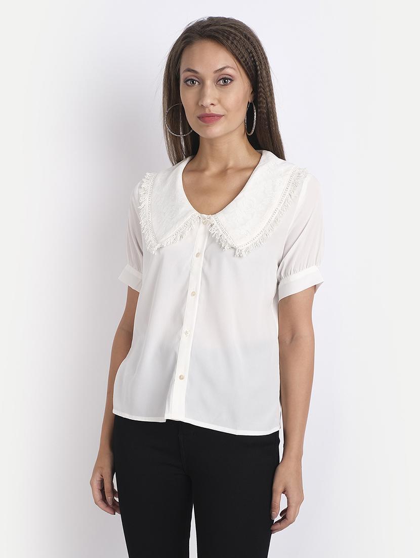 v-neck solid top - 18042061 - Zoom Image - 1