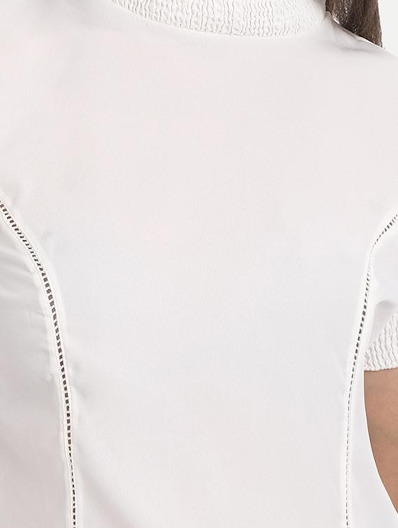 mock neck mesh top - 18042071 - Zoom Image - 5