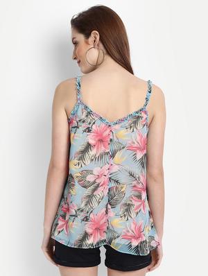 cami neck floral top - 18042076 - Standard Image - 3