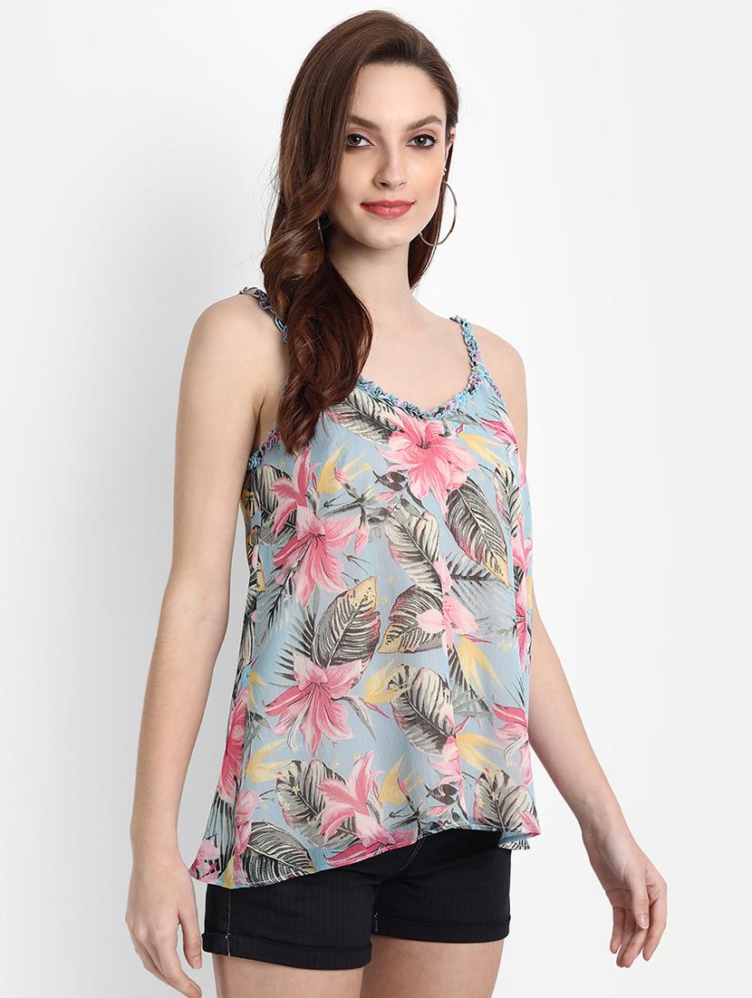 cami neck floral top - 18042076 - Zoom Image - 2