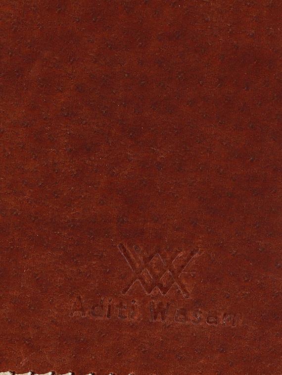 brown leather card holder - 18042103 - Zoom Image - 4