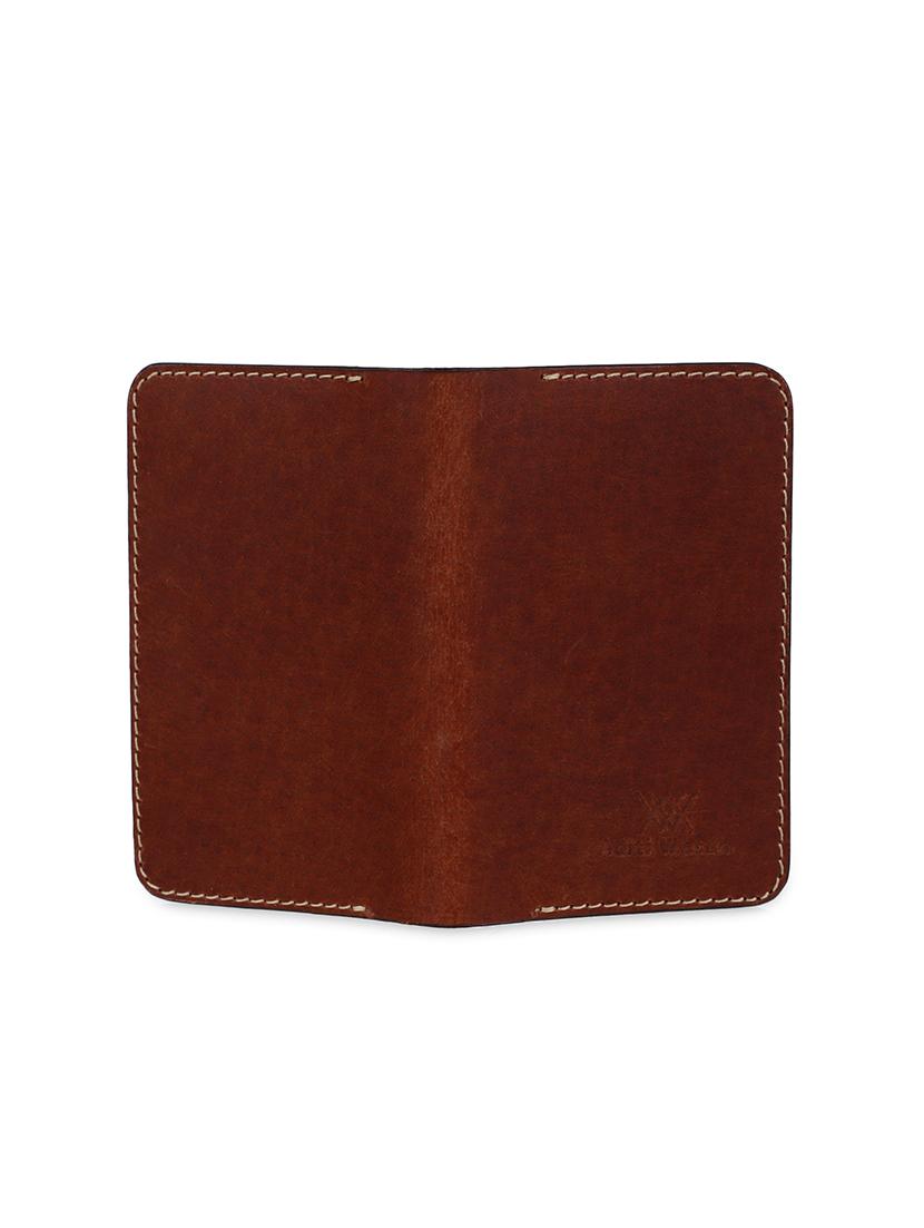 brown leather card holder - 18042103 - Zoom Image - 5
