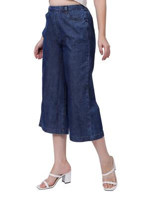 midrise solid wide leg trouser - 18042437 - Standard Image - 2