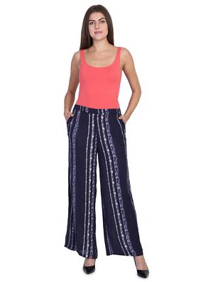 mid rise striped palazzo - 18042558 - Standard Image - 4