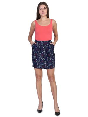 mid rise printed a-line skirt - 18042564 - Standard Image - 4
