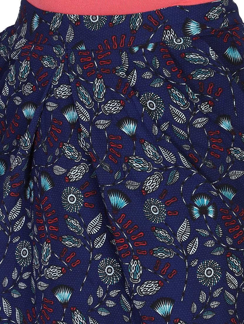 mid rise printed a-line skirt - 18042564 - Zoom Image - 5
