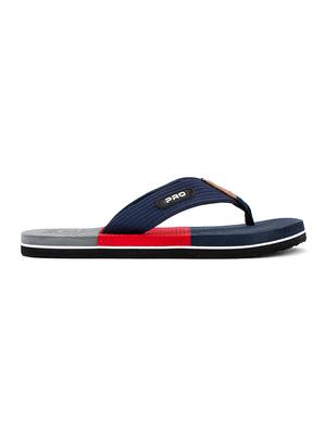 navy canvas slip on flip flops - 18043496 - Standard Image - 2