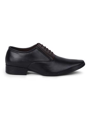 brown pvc laceup oxfords - 18043578 - Standard Image - 2