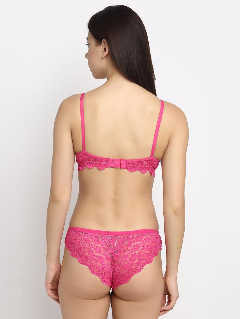 set of 2 laced bra & panty set - 18045183 - Zoom Image - 3