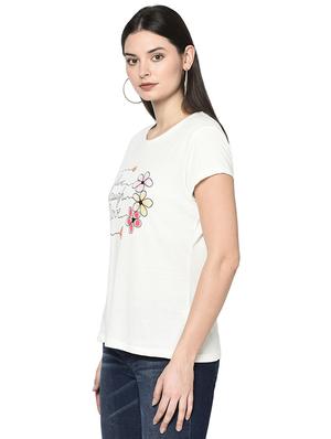 round neck graphic tee - 18045300 - Standard Image - 2