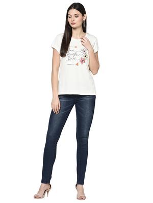round neck graphic tee - 18045300 - Standard Image - 4