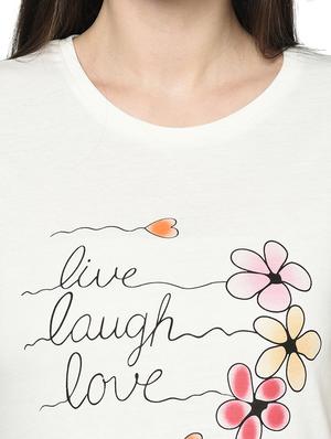 round neck graphic tee - 18045300 - Standard Image - 5