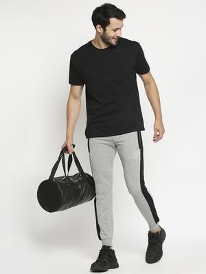 grey solid joggers track pant - 18045606 - Standard Image - 4