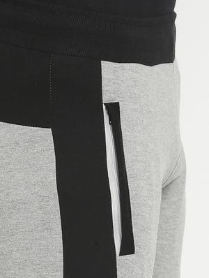 grey solid joggers track pant - 18045606 - Standard Image - 5