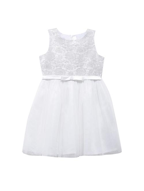 silver solid frock - 18047089 - Standard Image - 1