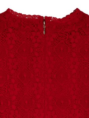 red solid frock - 18047103 - Standard Image - 3