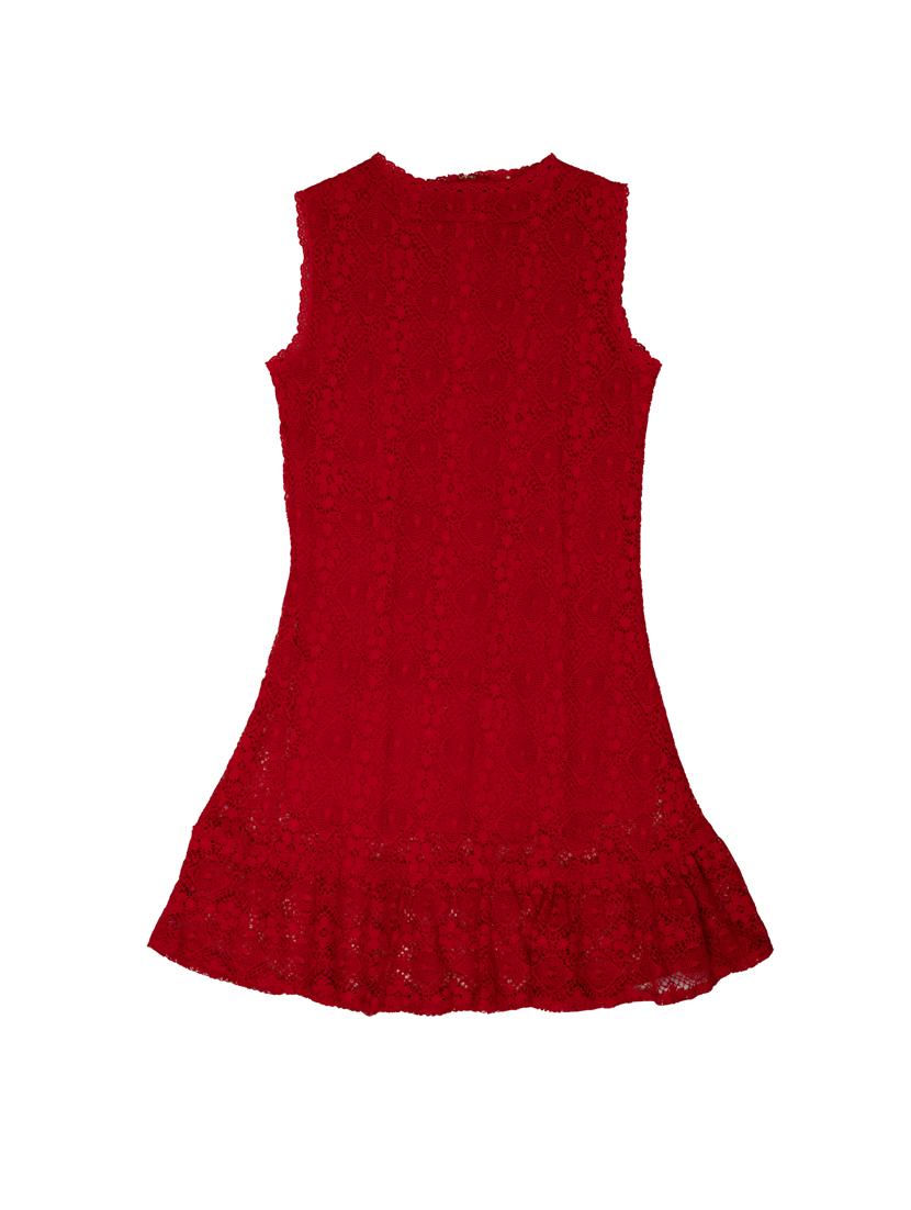 red solid frock - 18047103 - Zoom Image - 1