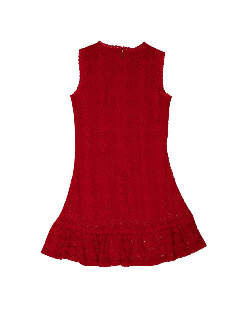 red solid frock - 18047103 - Zoom Image - 2