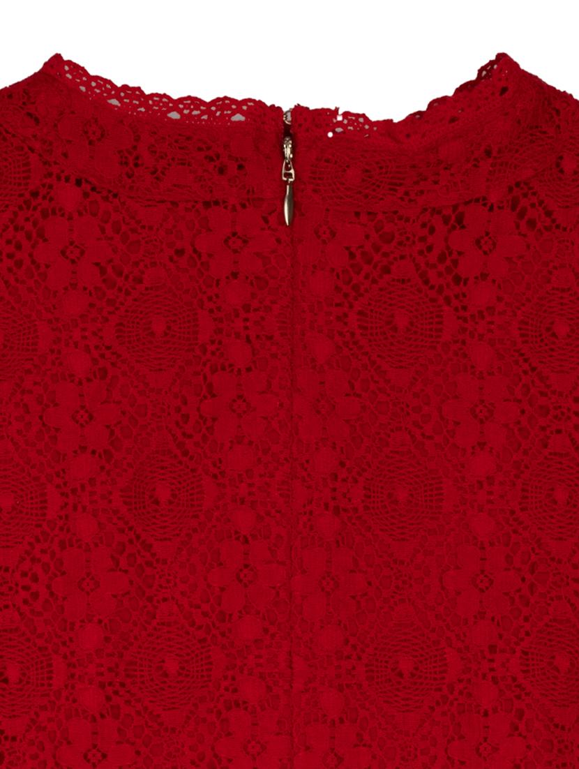 red solid frock - 18047103 - Zoom Image - 3