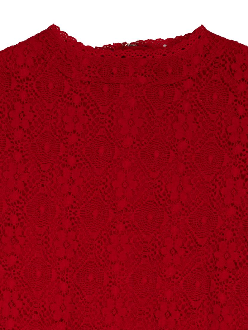 red solid frock - 18047103 - Zoom Image - 4