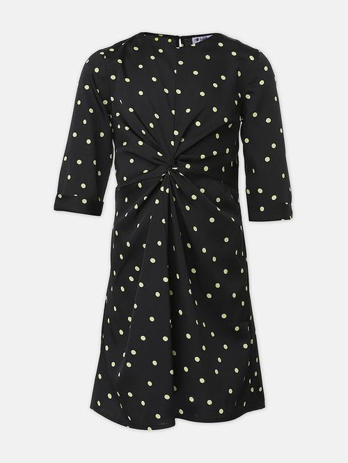 black printed frock - 18048141 - Standard Image - 1