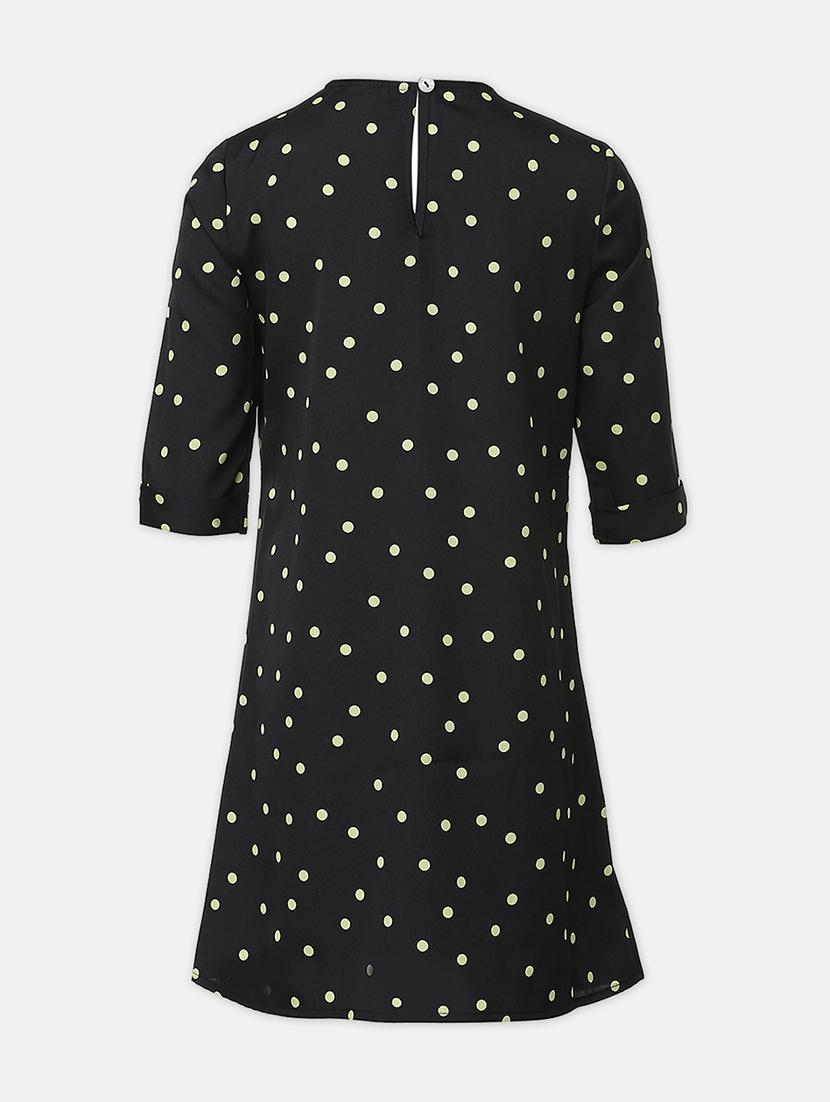 black printed frock - 18048141 - Zoom Image - 2