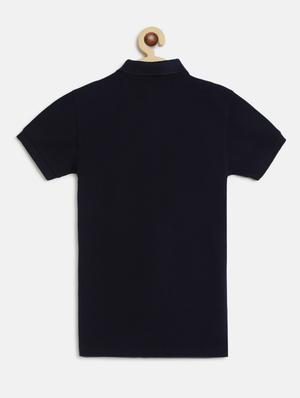 blue solid t-shirt - 18048269 - Standard Image - 2