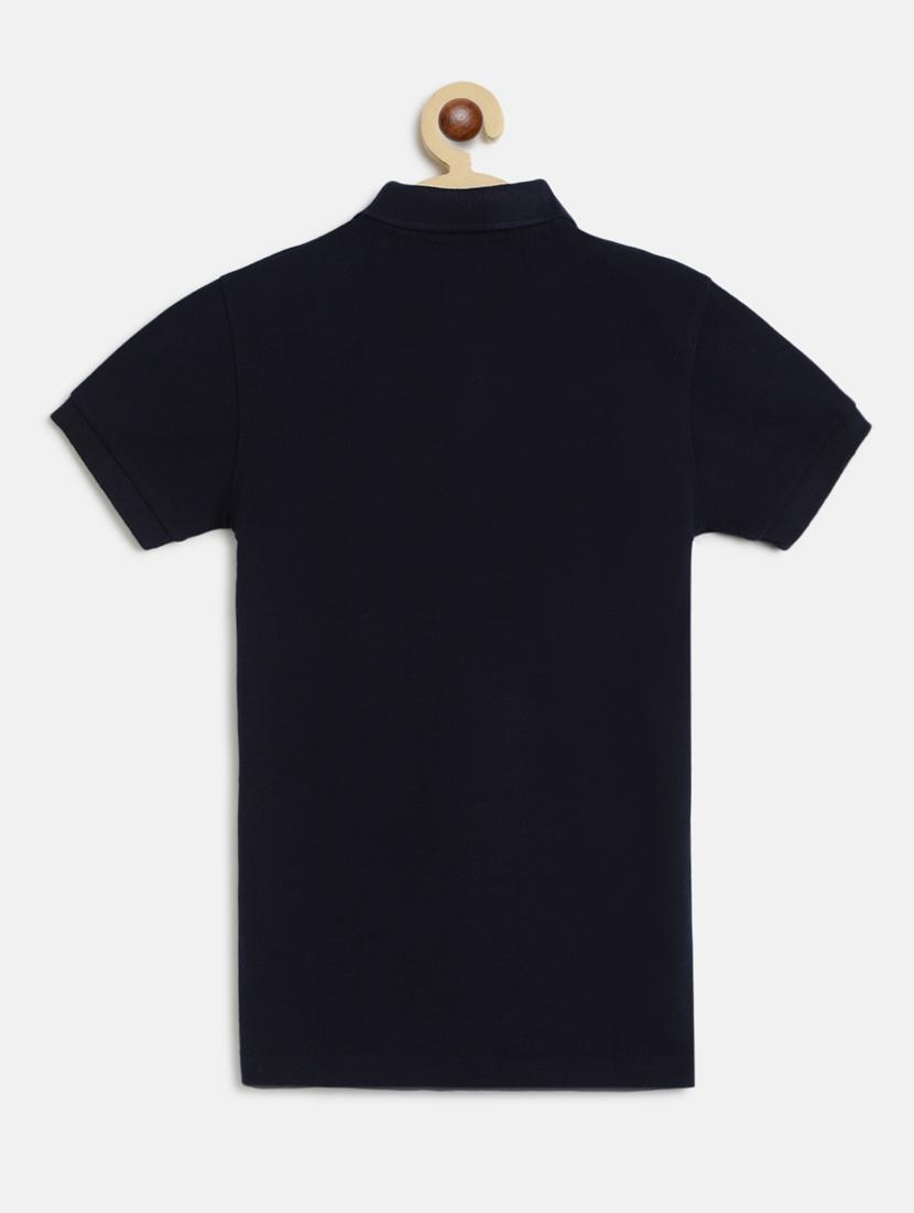 blue solid t-shirt - 18048269 - Zoom Image - 2