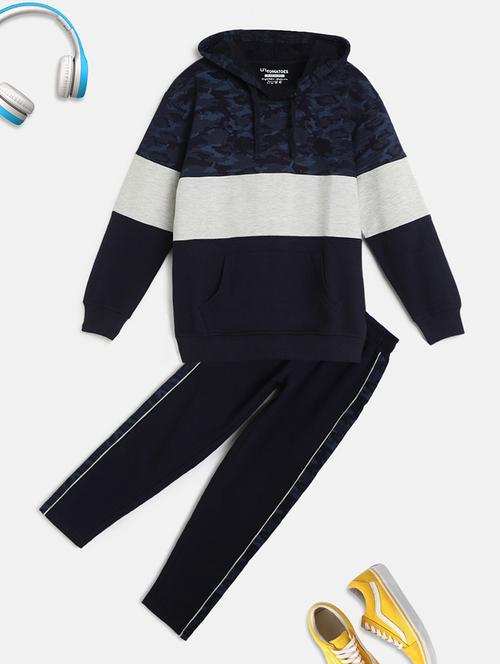 blue color block track wear - 18048281 - Very Small Image - 1