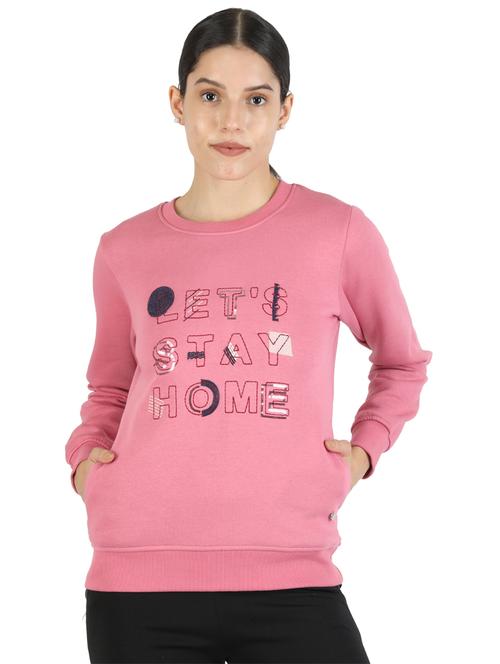round neck graphic sweatshirt - 18048559 - Standard Image - 1