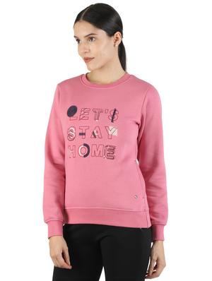 round neck graphic sweatshirt - 18048559 - Standard Image - 2