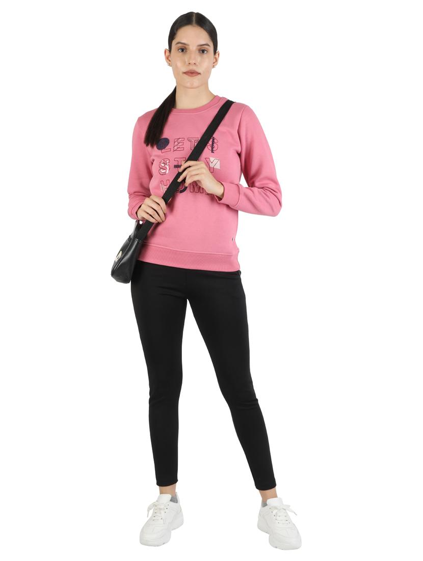 round neck graphic sweatshirt - 18048559 - Zoom Image - 4