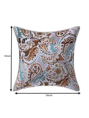 texstylers pure cotton assorted reversible all over print 16x16 inches jaipuri cushion cover, set of 5 - 18048636 - Standard Image - 3