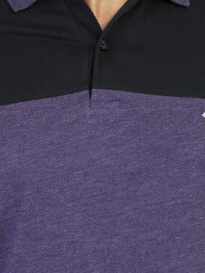 purple color polo t-shirt - 18048783 - Standard Image - 4