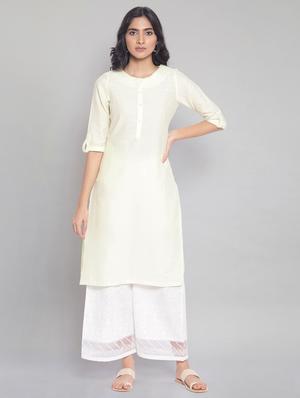 white floral print flared palazzo - 18048911 - Standard Image - 4