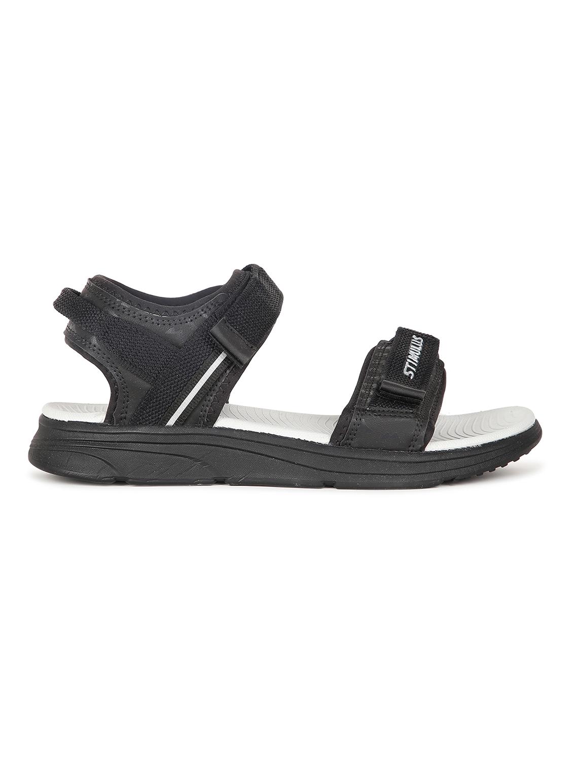 black fabric back strap sandals - 18049295 - Zoom Image - 2