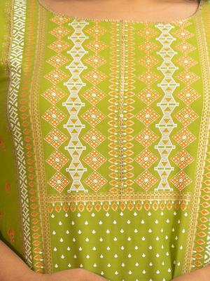 rayon plus size pink printed kurta/kurti - 18051563 - Standard Image - 5