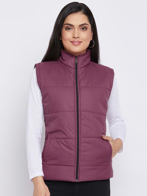 purple solid jacket - 18052301 - Very Small Image - 1