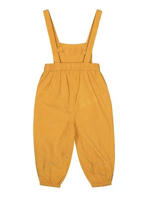 yellow cotton jump suit set - 18052926 - Standard Image - 4