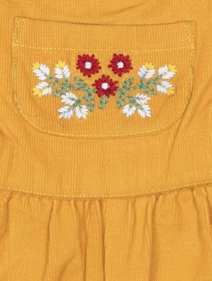 yellow cotton jump suit set - 18052926 - Standard Image - 5