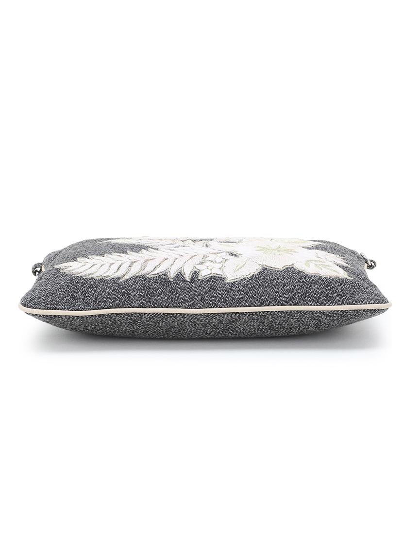 grey canvas regular sling bag - 18053622 - Zoom Image - 6