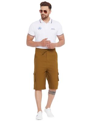 brown cotton three fourth - 18053923 - Standard Image - 4