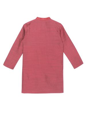 red printed kurta set - 18056331 - Standard Image - 3