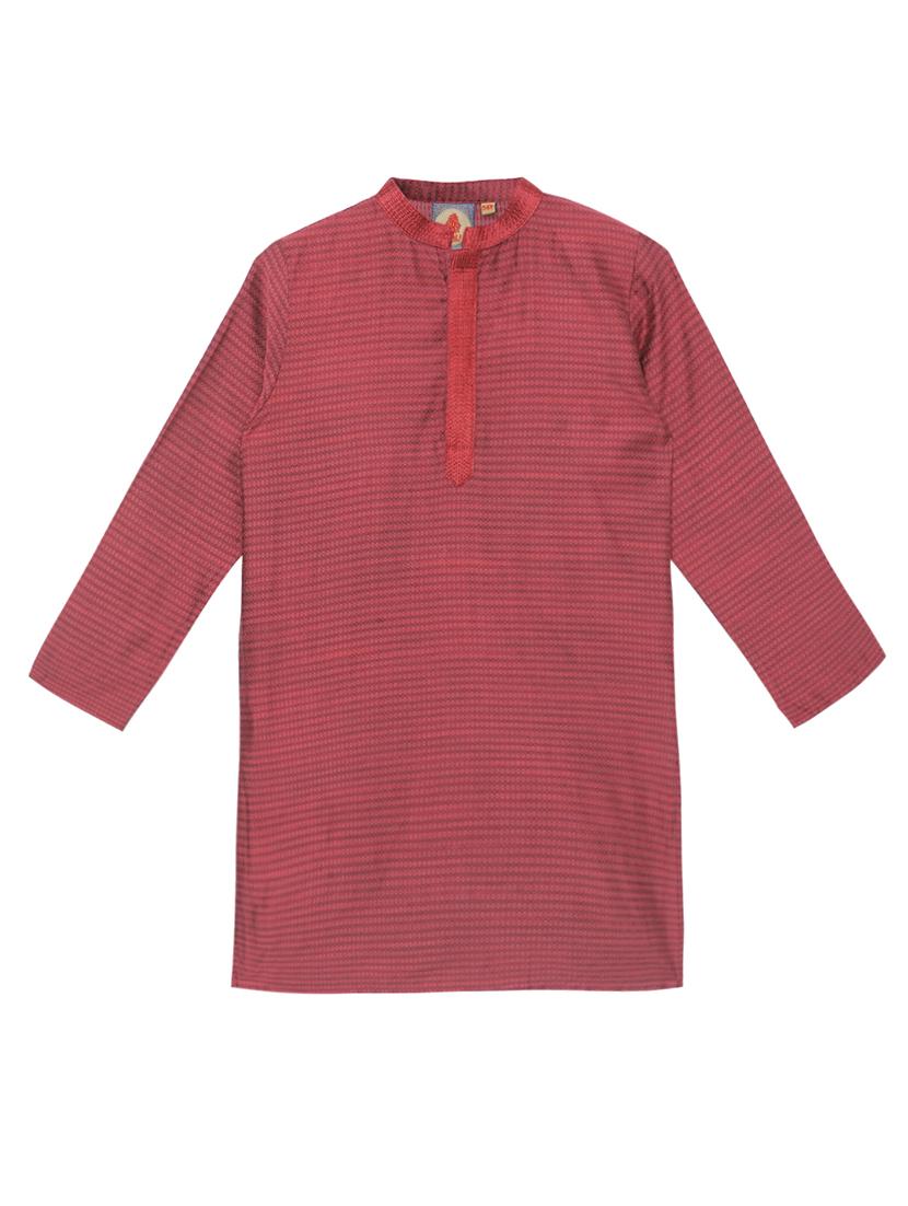 red printed kurta set - 18056331 - Zoom Image - 2