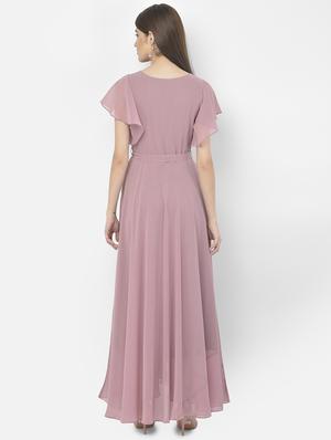 tie front ruffled high low dress - 18056432 - Standard Image - 3